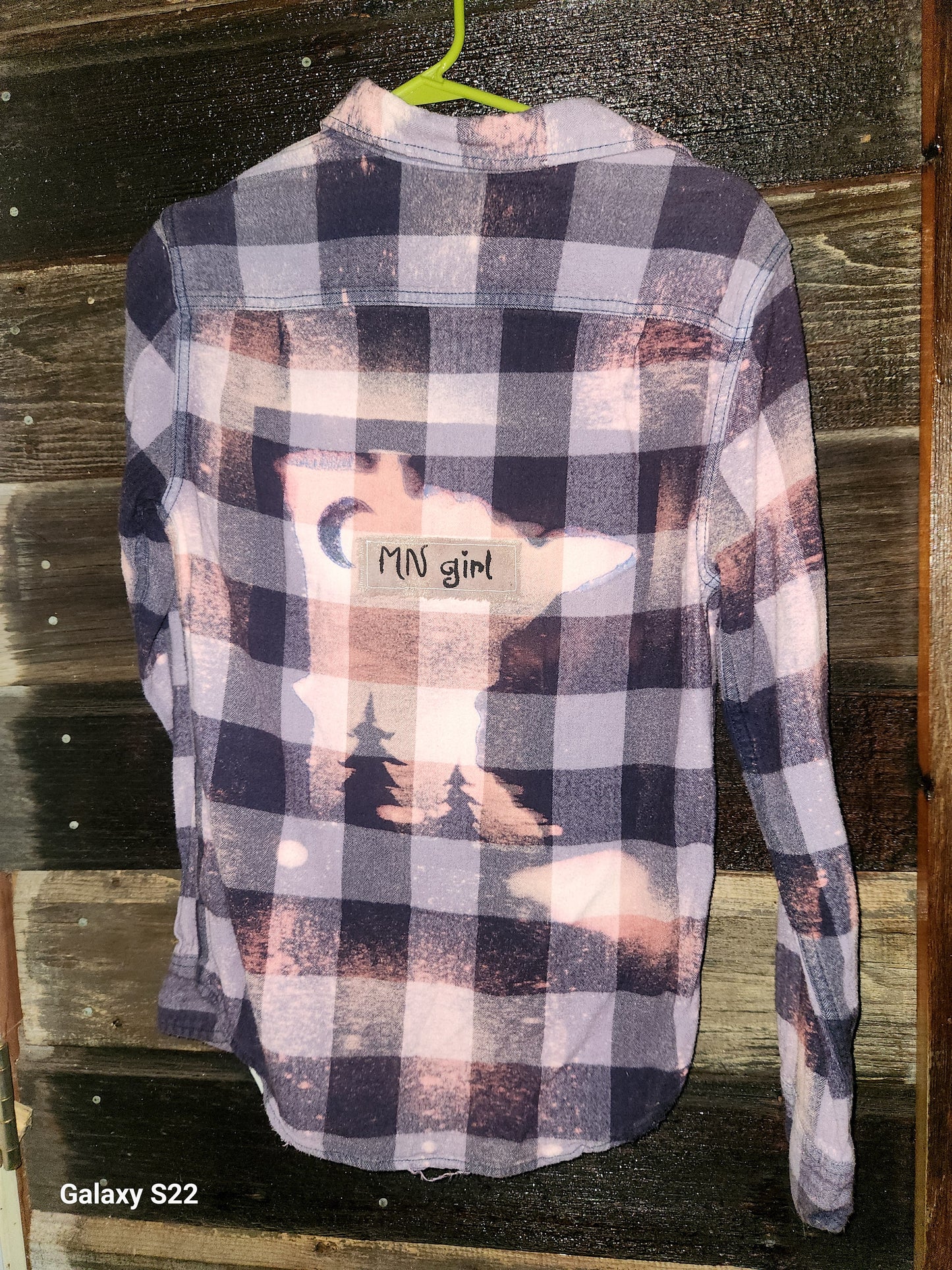 MN girl Minnesota Moon plaid