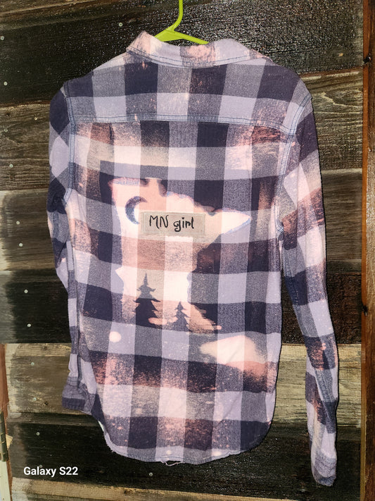 MN girl Minnesota Moon plaid