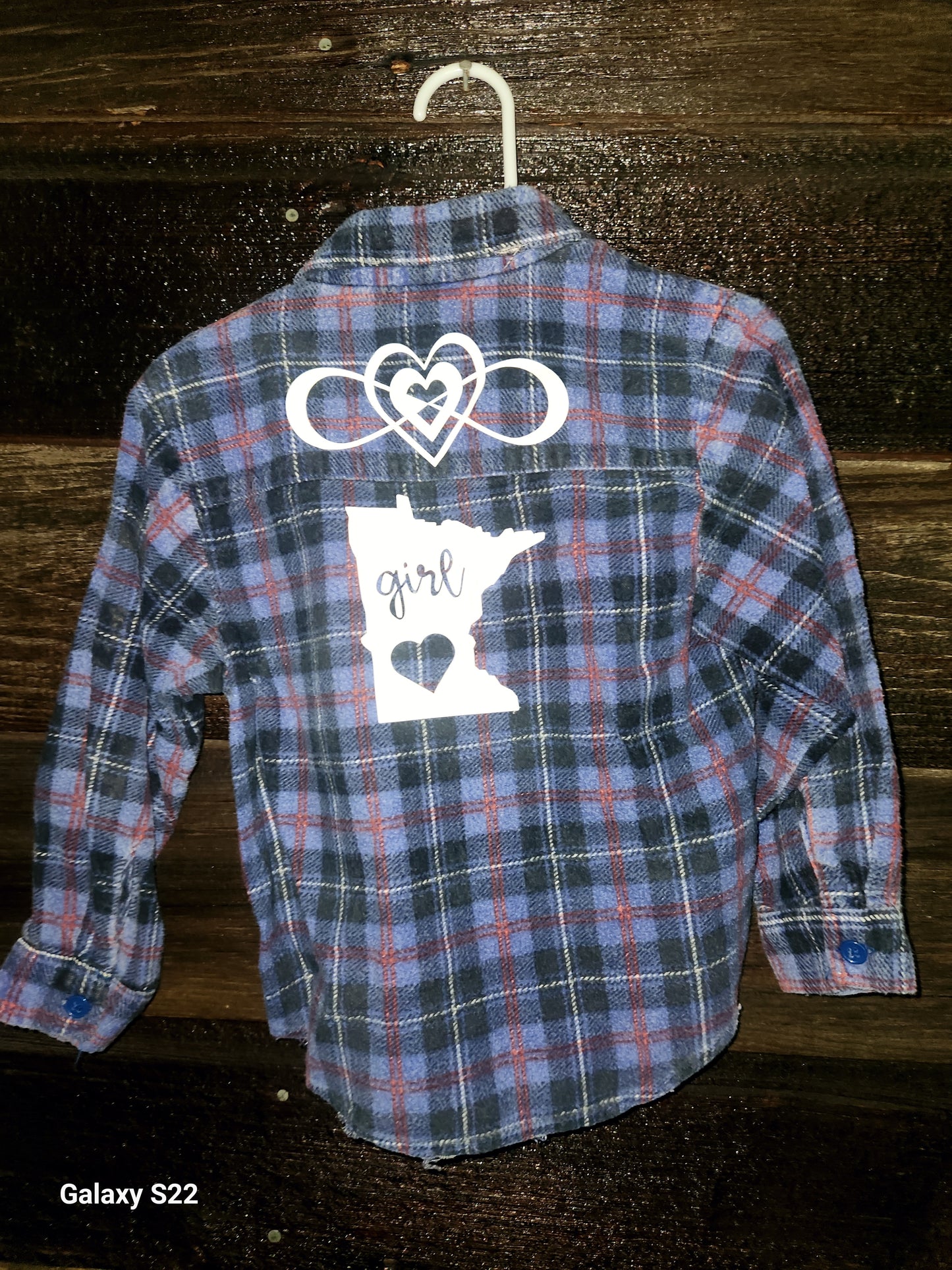 4T Blue Flannel MN Girl