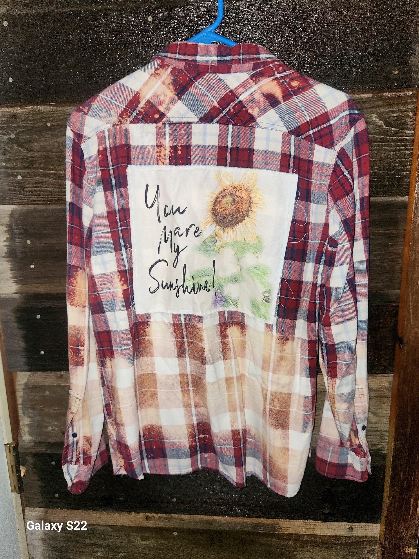 Long Sleeve - Maroon/Red/White - you are my sunshine