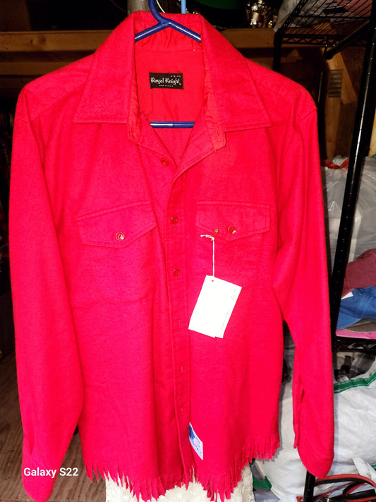 Wool flannel Minnesota Red