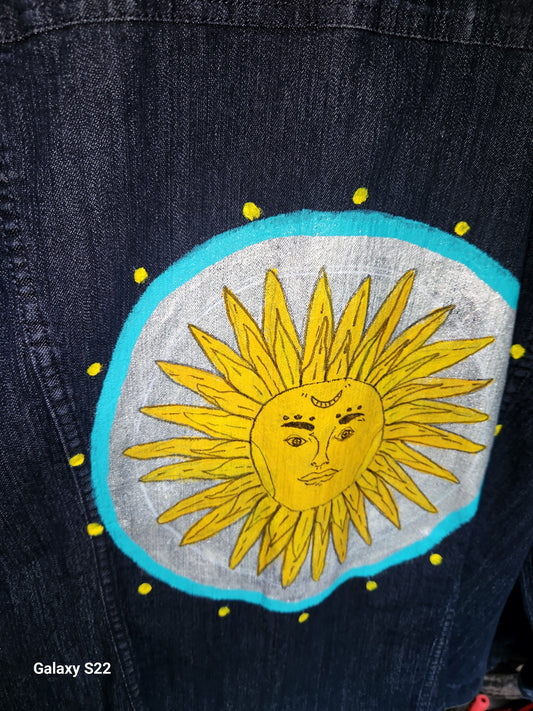 Jean jacket sun