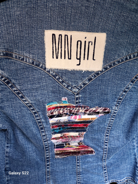 JEAN JACKET MN MN GIRL HANDMADE